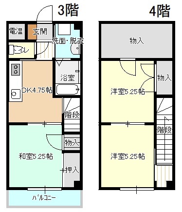 さくらB・Dの間取り図