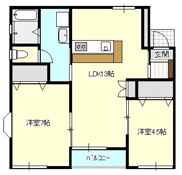 HOUSEわだ5の間取り図