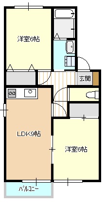 セジュール正木の間取り図
