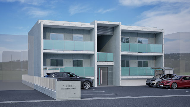 ピュア西小串の外観