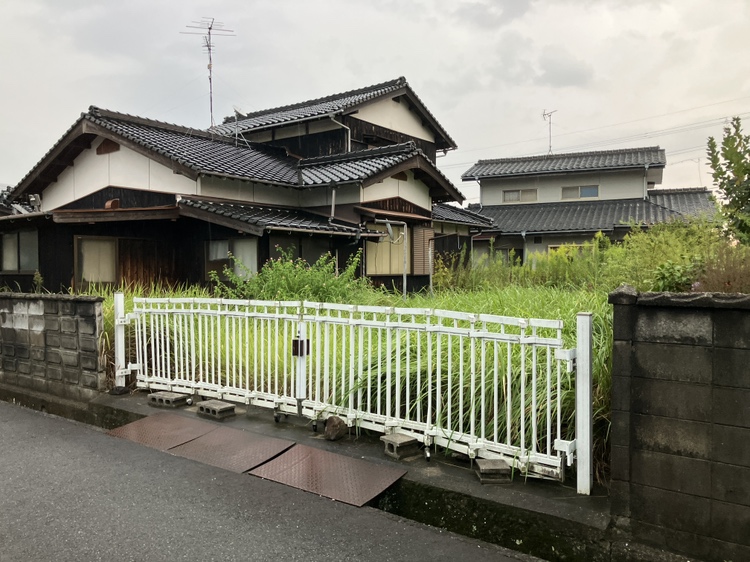 厚南中央五丁目　売地　古家付現況渡しの外観