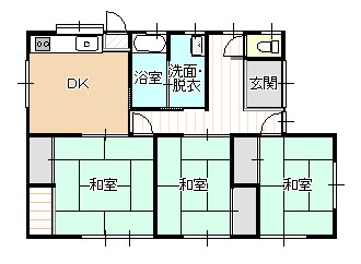 中山 売家 新川小学校区の間取り図