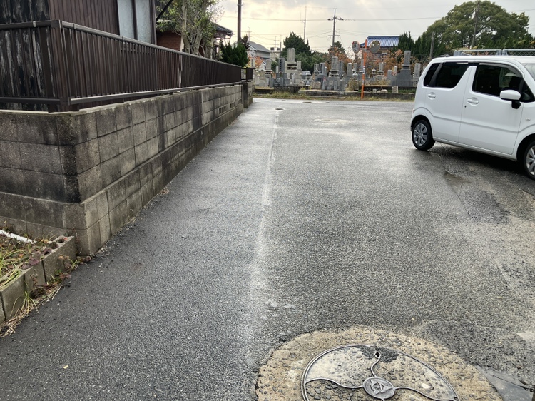 東芝中町 売地 古家付現況渡しの外観