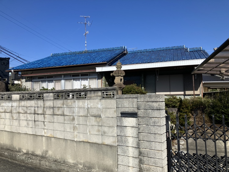 則貞一丁目① 売地 古家付現況渡しの外観