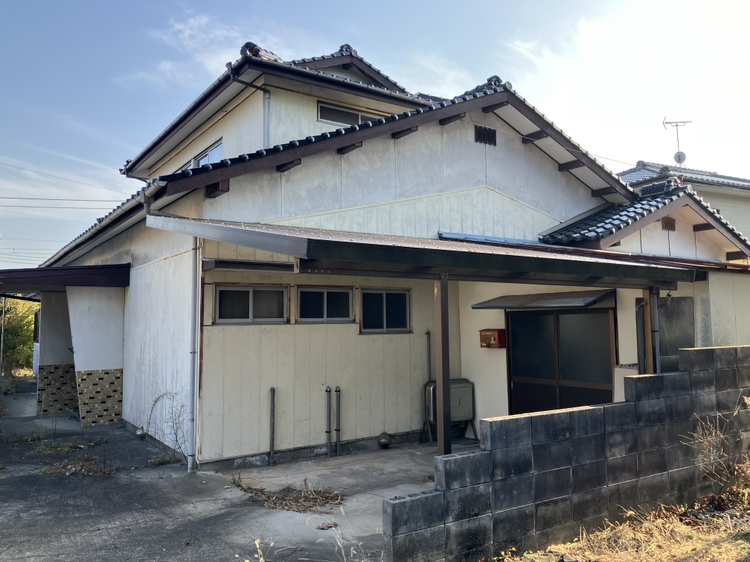 草江二丁目　売地　古家付現況渡しの外観